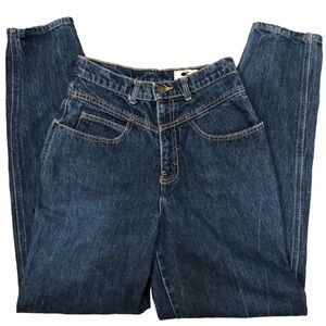 Calvin Klein vintage mom jean dark wash high rise waisted straight 90s